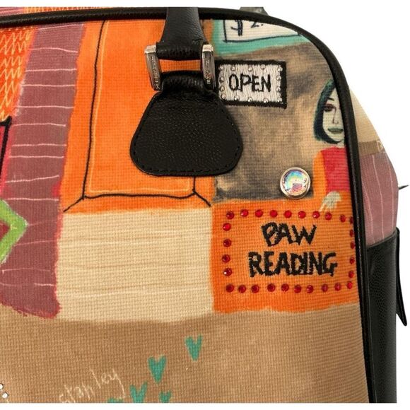 ￼Vintage Isabella Fiore “Walking Stanley” Satchel  EUC - Picture 7 of 9